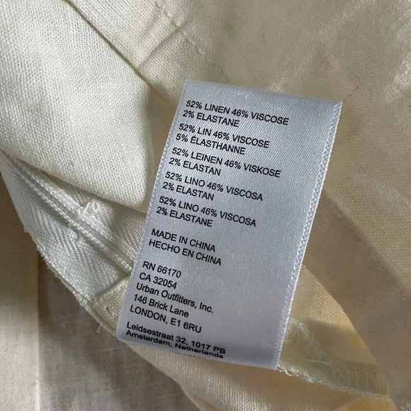 NWT Urban Outfitters Cream Pleated Tennis Prep Golf Mini Skirt Womens S - Picture 8 of 8